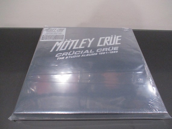 Vinyl LP Record Set Crucial Crue The Studio Albums 1981-1989 Motley Crue Mint Condition Still Factory Sealed 5 LP Box Set 63278