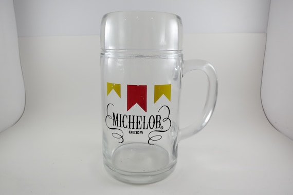 Vintage Michelob Beer Stein: 1 Liter, D Handle