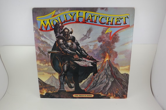 Vintage 1984 Vinyl LP Record The Deed is Done Molly Hatchet Excellent Condition 71772