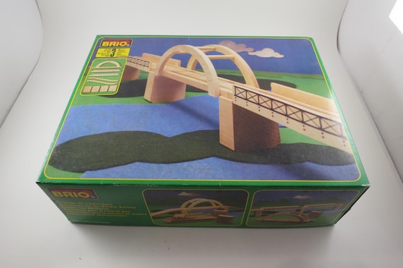 Vintage Brio 33353 Wooden Suspension Bridge New In Original Box