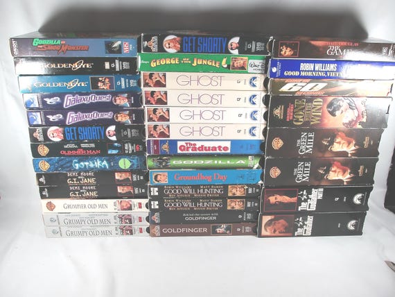 80's/90's/00's VHS Tapes Titles Starting with G Sold Individually