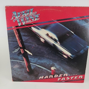 1979 Vinyl LP Record Harder Faster April Wine Excellent Condition