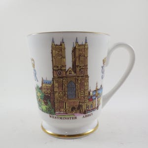 1972 Aynsley Westminster Abbey Cup: Queen Elizabeth II & Prince Philip Anniversary