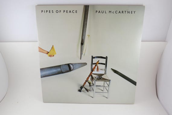 Vintage Paul McCartney 'Pipes of Peace' Vinyl LP - 1983 Promo Pressing