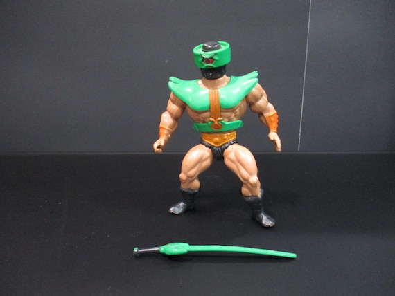Vintage 1984 Masters of the Universe Action Figure MOTU Jitsu Original 6 Inch Figure with Accessories Evil Warriors