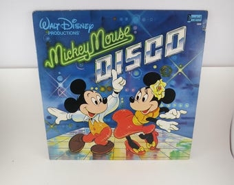 Mickey Mouse Disco Vinyl Mousercise Workout, Choice of Disneyland