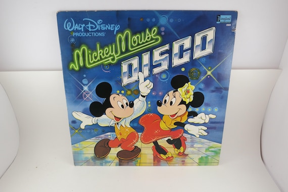 Vintage 1979 Vinyl LP Kids Record Mickey Mouse Disco Walt Disney Records Excellent Condition 63224
