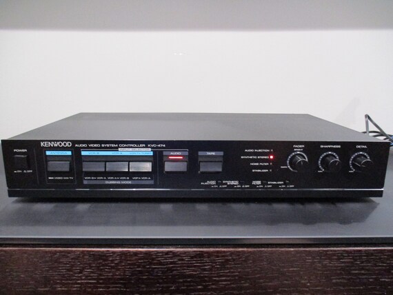 Vintage 1980's Kenwood Audio Video System Controller Model KVC-474 Works Great Free Shipping