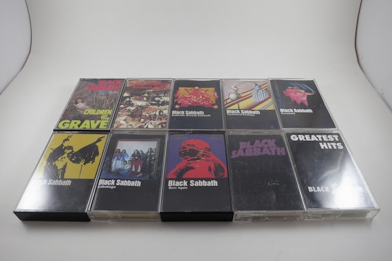 1980's Black Sabbath Cassette Tapes Sold Individually Ozzy
