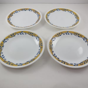 Vintage Corelle Casa Flora Bread Plates - Set of 4