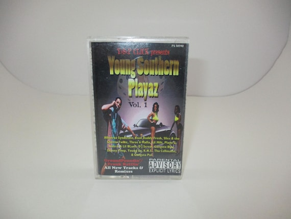 Rare 1996 Hip Hop Cassette Tape Young Southern Playaz Kool Daddy Fresh Slicc Three 6 Mafia Playa g Gangsta Blac Young Lo Tha Cellmates More