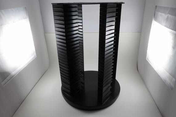 Vintage Fellowes CD Holder: Rotating 112-Disc Capacity