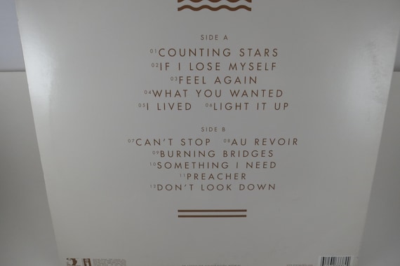 Vinyl LP Record Native- OneRepublic Original Pressing EX