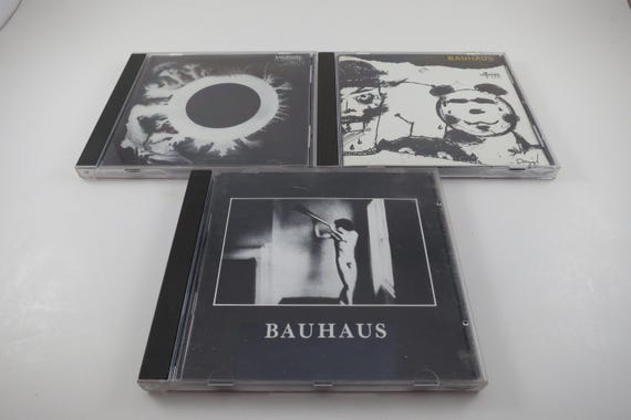 Vintage Bauhaus CD's In The Flat Field Mask The Sky's Gone Out