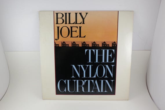 Vintage 1982 Vinyl LP Record Billy Joel The Nylon Curtain