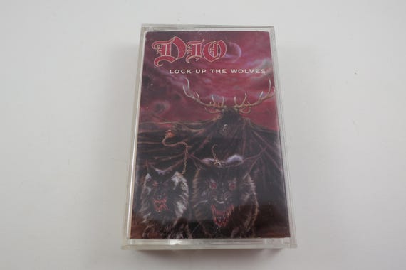 Vintage 1990 Cassette Tape Lock Up The Wolves Dio Excellent Condition