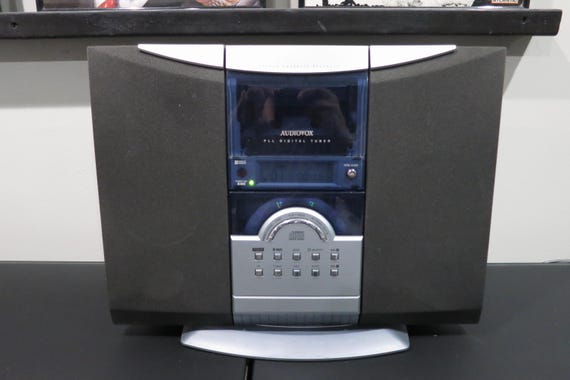 1999 Audiovox PLL Digital Tuner Stereo CD Cassette Recorder Home Stereo with Speakers
