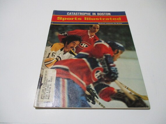 Vintage April 26, 1971  Sports Illustrated Magazine Hockey Montreal Boston Kentucky Derby Excellent Condition