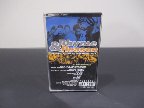 Vintage 1997 Hip Hop Rap Cassette Tape Rhyme & Reason Original Motion Picture Soundtrack