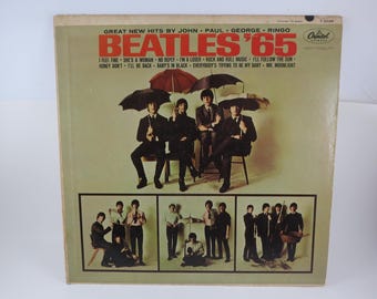 The Beatles '65 Vinyl LP Record Capitol Records 1964 Collectible