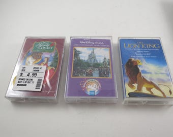 Cintas de casete con la banda sonora de Walt Disney Kids (se venden individualmente)