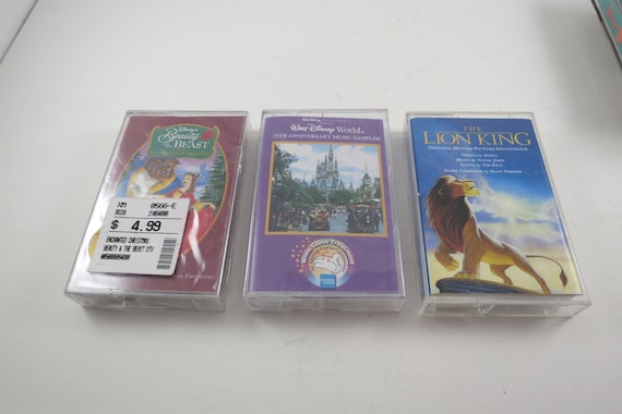 Walt Disney Kids Soundtrack Cassette Tapes The Lion King Sebastian Mouse House Favorite Songs Tarzan Fantasia Sampler More
