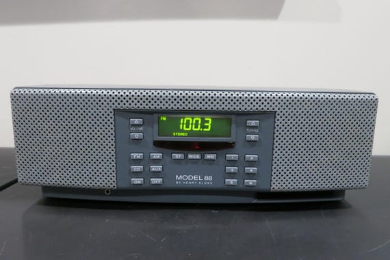 Henry Kloss Model 88 Stereo Alarm Clock: Superior Sound, Green LED