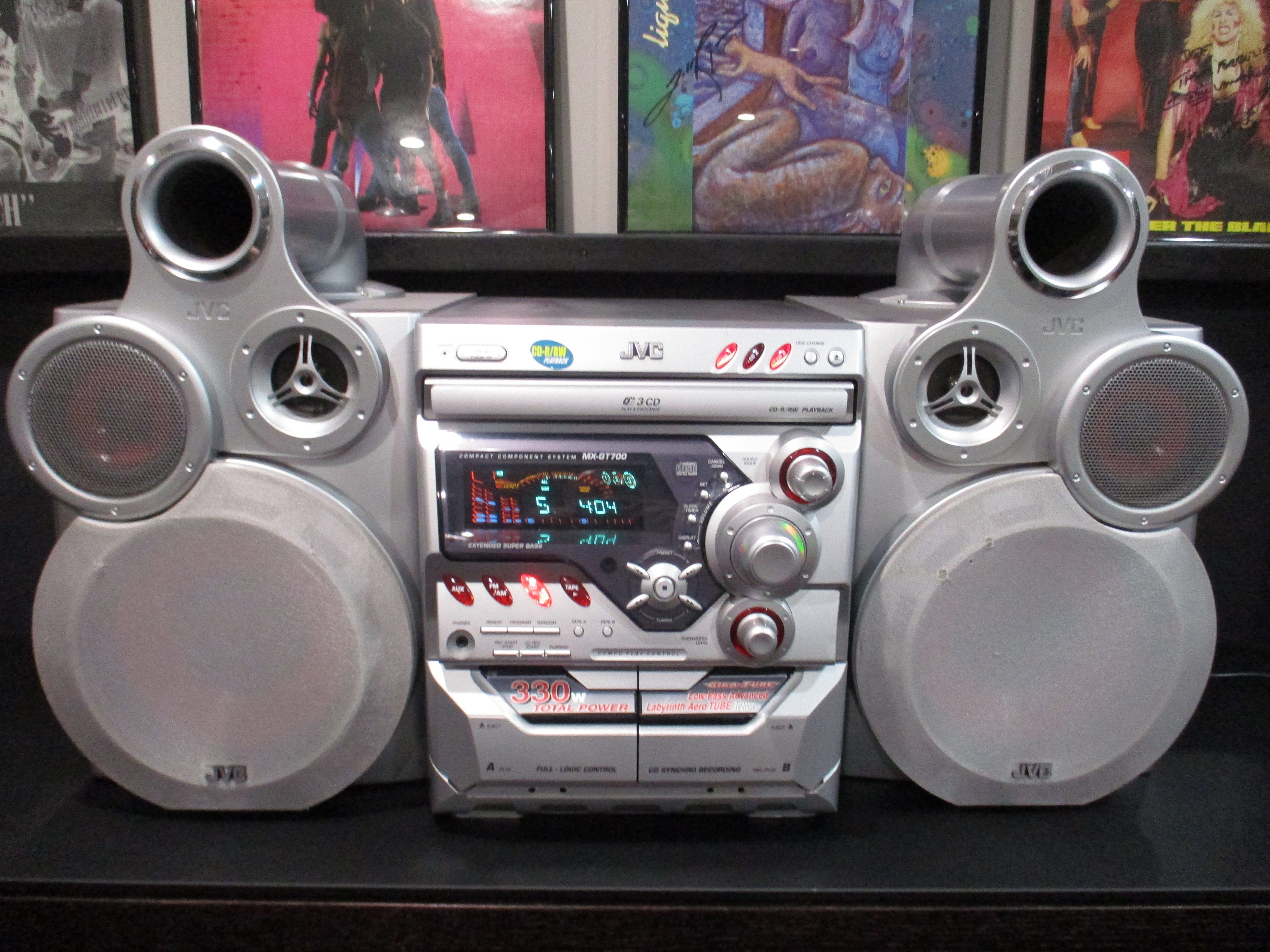 JVC Stereo Compact Component System HX-Z10 5 Tray CD With Sp