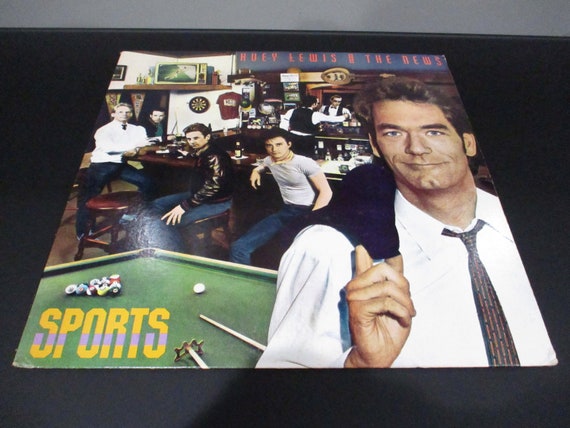 Vintage 1983 Vinyl LP Record Huey Lewis and The News Sports Excellent Condition 62301