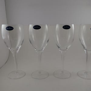 Luigi Bormioli Wine Glasses - Set of 4 Sparkx Ultra Clear - NOS