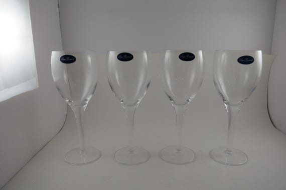 Luigi Bormioli Wine Glasses - Set of 4 Sparkx Ultra Clear - NOS