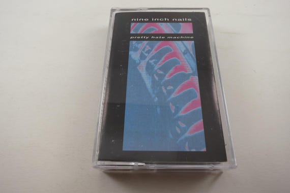 Vintage 1989 Cassette Tape Pretty Hate Machine Nine Inch Nails Original Pressing