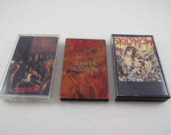 Skid Row Cassette Tapes: Sold Individually
