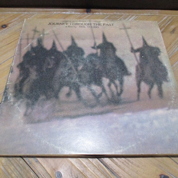Vintage 1972 Vinyl LP Record Set Journey Through The Past Neil Young Excellent Condition 53163