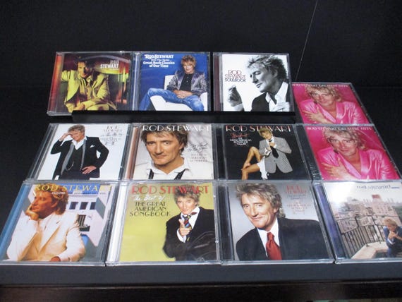 CD 80's/1990's Rod Stewart CD's Great American Song Book Greatest Hits Human It Had To Be You Many More Sold Individually