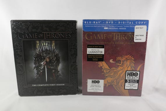 Game of Thrones Seasons 1 and 2 On Blu-Ray One Sealed