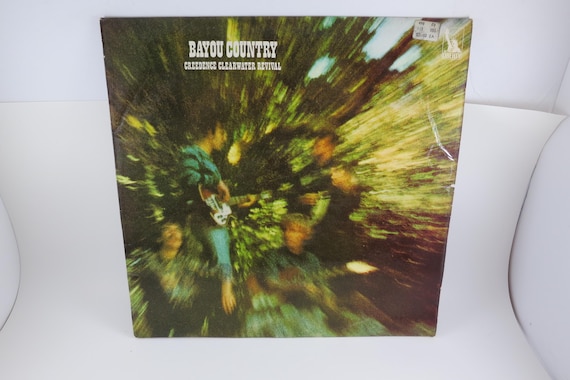 1969 Vintage Vinyl LP Record Creedence Clearwater Revival Bayou Country UK Pressing