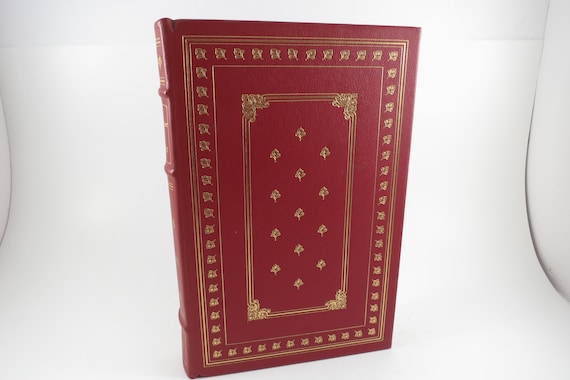 1980 Leather Bound Hardcover Book Stories Guy De Maupassant Franklin Library Collectors Edition
