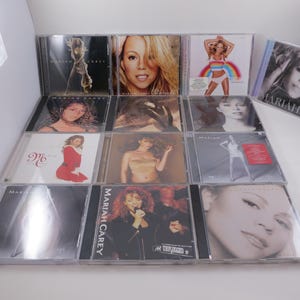 1990&#39;s Mariah Carey CD&#39;s #1&#39;s Butterfly Rainbow Daydream Merry Christmas Emotions Self Titled Sold Individually