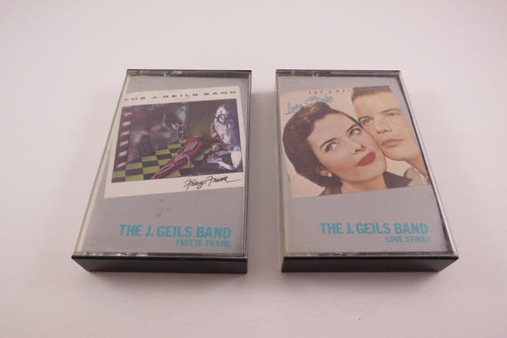 Vintage 1980's J Geils Band Cassette Tapes Freeze Frame Love Stinks Sold Individually