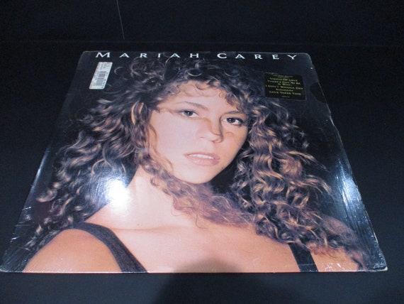 Vintage 1990 Vinyl LP Record Mariah Carey Self Titled Excellent Condition Original US Pressing In Shrink Hype Sticker 67904