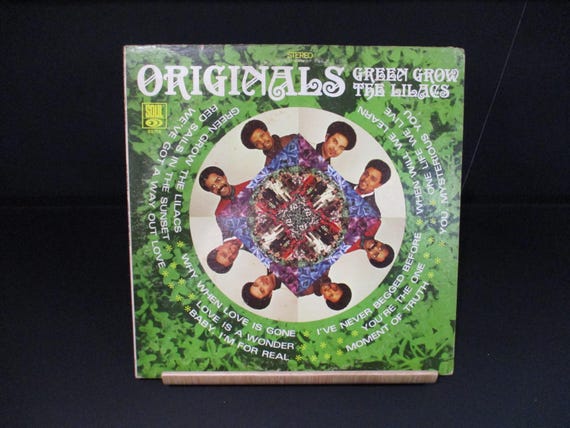Vintage 1969 Vinyl LP Record Green Grow The Lilacs The Originals Very Good Condition Funk Soul 67758