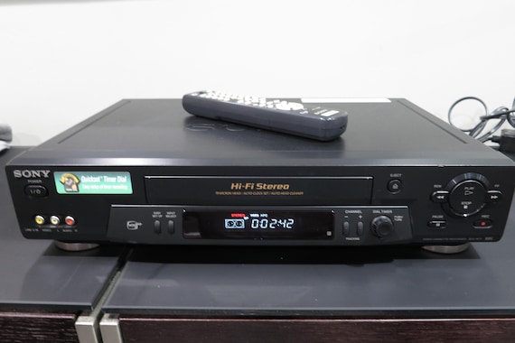 Vintage Sony SLV-N71 VCR: Original Remote