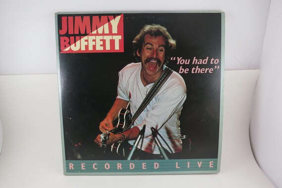 Vintage 1980 Jimmy Buffett Vinyl LP - You Had to Be There Live