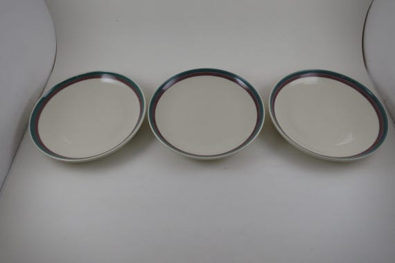 Vintage Pfaltzgraff Juniper Pattern 6 7/8 Inch Salad Plates- Set of 3