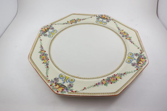Vintage Wedgwood Mayfair Octagon Shaped 12x12 Platter
