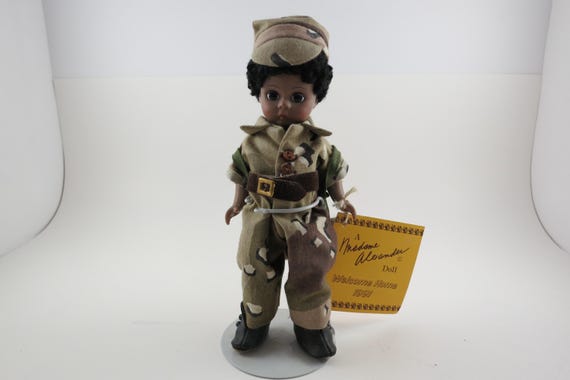 Vintage 1991 Madame Alexander Doll Welcome Home Desert Storm On Stand New With Original Tag No Box