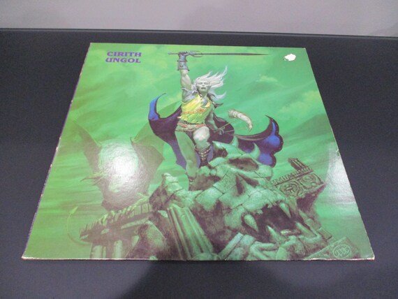 Rare 1982 Vinyl LP Heavy Metal Record Frost and Fire Cirith Ungol Excellent Plus Condition With Original Insert 67110