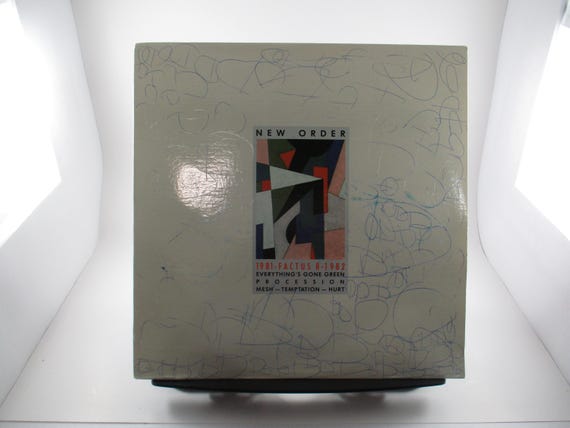 Vintage 1982 Vinyl LP Record 1981-1982 New Order Excellent Condition Poor Cover Brown Translucent Vinyl First Pressing 66792