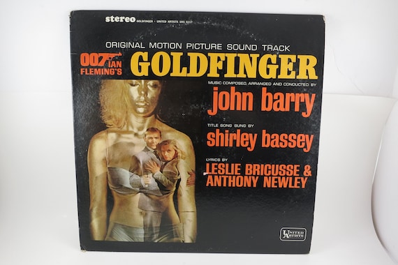 Vintage 1965 Goldfinger Vinyl LP: James Bond Soundtrack, John Barry